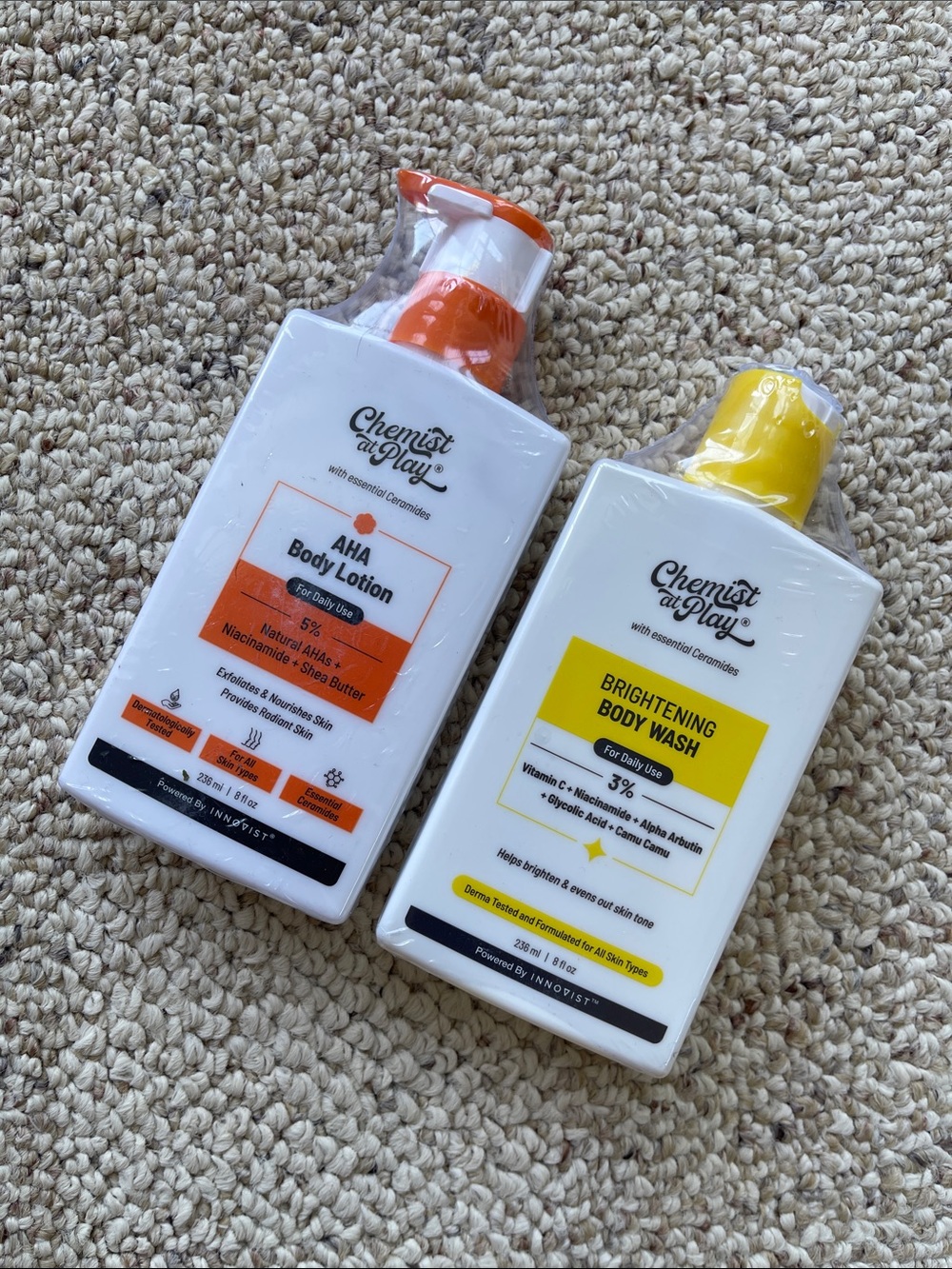 Kids Brightening Body Wash & AHA Body Lotion